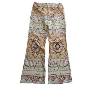 Fate Bohemian style wide leg pants woman's size Small